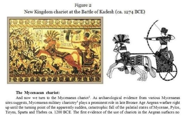 bNew Kingdom chariot